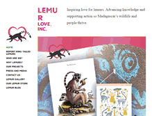 Tablet Screenshot of lemurlove.org